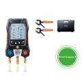 testo 550s Akıllı set - Kablosuz kelepçe sıcaklık problarına sahip akıllı dijital manifold